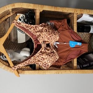 NWT Cupshe two piece bathing suit size 0X